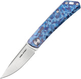 Real Steel Luna TC Slip Joint Blue Camo 7001TC04B by Real Steel