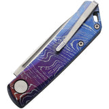 Real Steel Luna TC Slip Joint EDC Knife - Titanium Handle With Waves Grip And Bohler N690 Blade by Real Steel