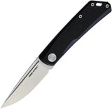 Real Steel Luna Lite Slip Joint Knife With D2 Blade Black G10 EDC Ready For Everyday Carry by Real Steel
