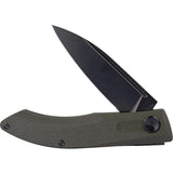 Real Steel Stella Lux Slip Joint Knife - DLC Coated 3 Inch K110 Blade With G10 Handle by Real Steel