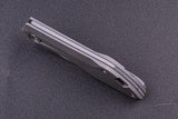 Real Steel Ventus Slip Joint Knife For EDC 4 Inch Closed 3 Inch N690 Clip Point Stonewash Titanium Handle by Real Steel