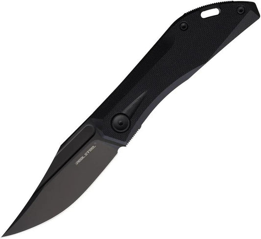 Real Steel Ventus Lite Slip Joint Black 7051BB by Real Steel