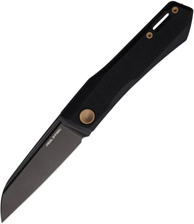 Real Steel Solis Lite Slip Joint Black 7064FZ-BRK by Real Steel