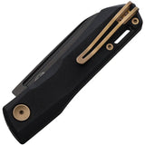Real Steel Solis Lite Slip Joint Knife - Compact EDC With 3-Inch D2 Blade And Black G10 Handle by Real Steel