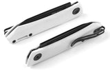 Real Steel Solis Lite Slip Joint Knife - D2 Tool Steel Blade With White G10 Handle by Real Steel