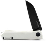 Real Steel Solis Lite Slip Joint Knife - D2 Tool Steel Blade With White G10 Handle by Real Steel