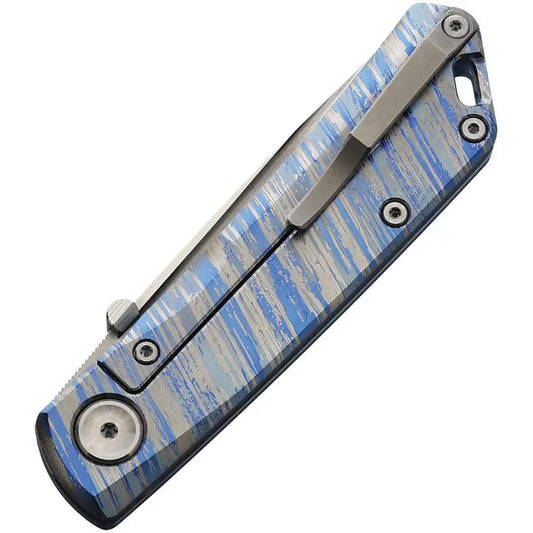 Real Steel Luna Boost Framelock Knife - Titanium Handle And Satin N690 Blade For EDC Enthusiasts by Real Steel
