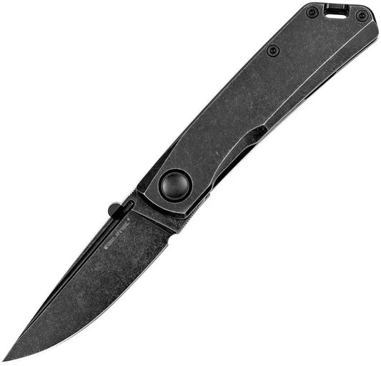 Real Steel Luna Eco Framelock Knife BlackWash K110 Blade EDC Compact Everyday Carry by Real Steel