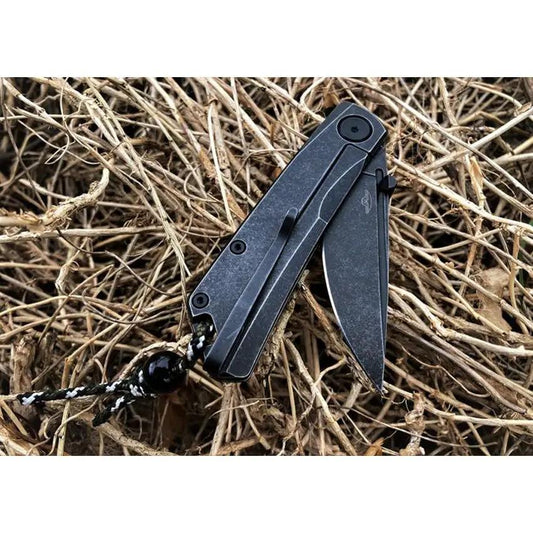 Real Steel Luna Eco Framelock Knife BlackWash K110 Blade EDC Compact Everyday Carry by Real Steel