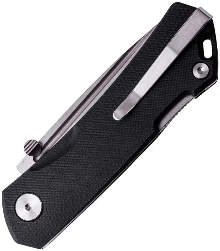 Real Steel Luna Maius Lockback Knife - 3 Inch Stonewashed Blade G10 Handle For EDC Enthusiasts by Real Steel