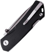 Real Steel Luna Maius Lockback Knife - 3 Inch Stonewashed Blade G10 Handle For EDC Enthusiasts by Real Steel