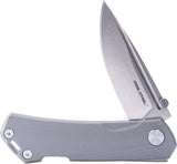 Real Steel Luna Maius Lockback Knife Gray G10 Handle 3 Inch Blade For Everyday Carry by Real Steel