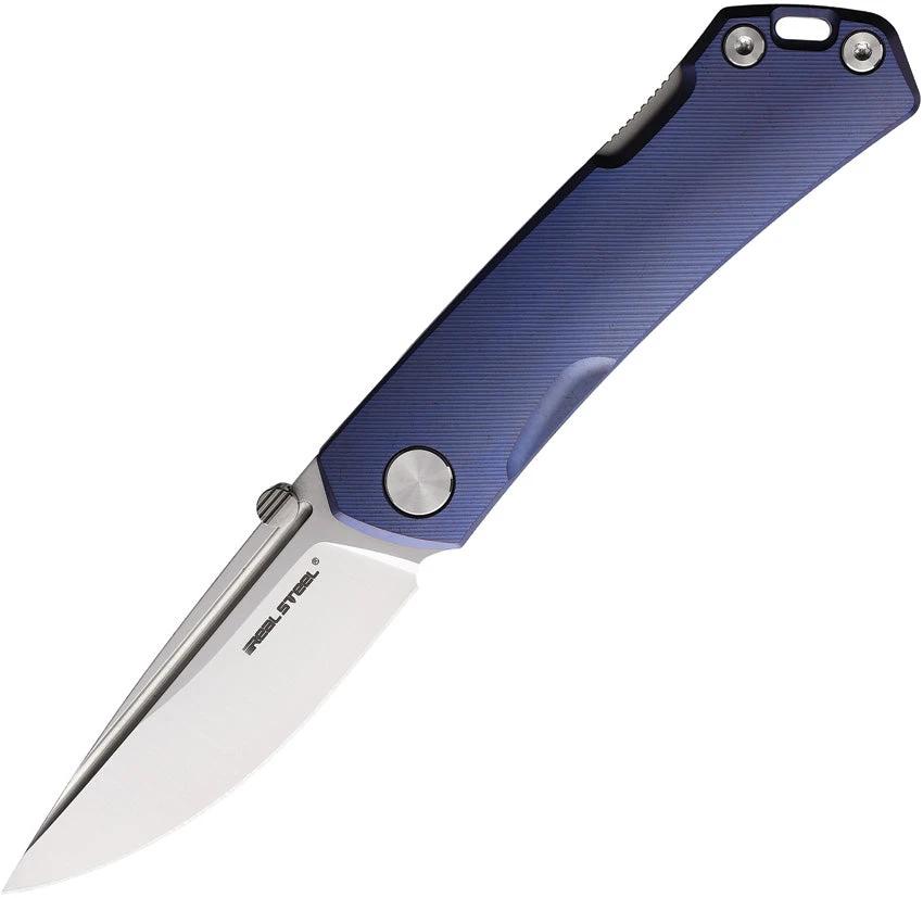 Real Steel Luna Maius Lockback Blue 7093 by Real Steel