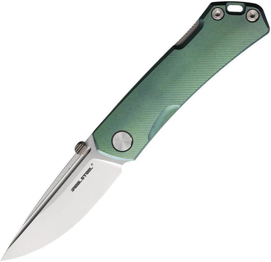 Real Steel Luna Maius Lockback Green 7094 by Real Steel