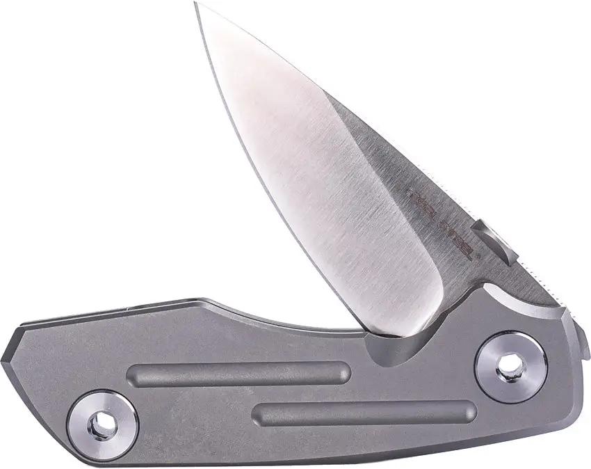 Real Steel Delta 2600 Framelock EDC Knife - S35VN Drop Point Blade With Titanium Handle by Real Steel