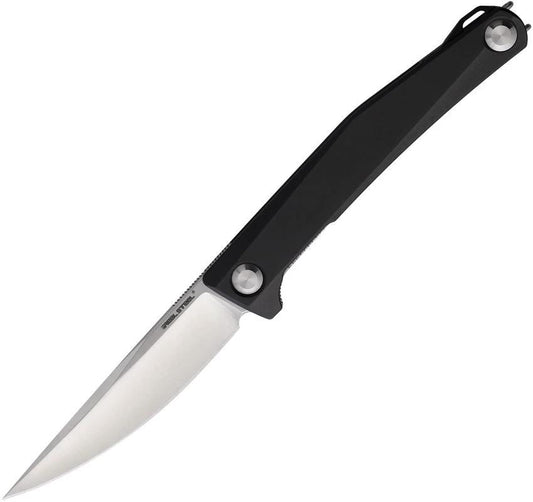 Real Steel Teres Linerlock Black 7111BS by Real Steel