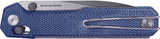 Real Steel Perix Crossbar Lock Knife Nitro V Blue For EDC by Real Steel