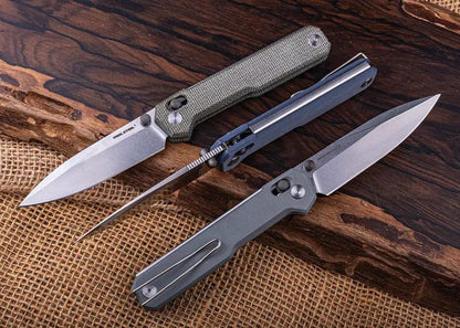 Real Steel Perix Crossbar Lock Knife Nitro V Blue For EDC by Real Steel
