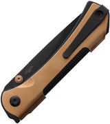 Real Steel Sylph Linerlock Copper Nitro V EDC Knife - Premium Craftsmanship 3.25in Blade 4.25in Closed by Real Steel