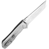 Real Steel Megalodon Revival Framelock Knife - 3.75 Inch Bohler N690 Blade, Carbon Fiber Front, EDC Ready by Real Steel