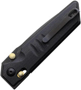 Real Steel Sacra Slide Lock Blackout EDC Knife - Stealth Blackout Finish for Everyday Carry by Real Steel