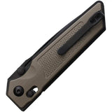 Real Steel Sacra TAC Crossbar Lock Folding Knife - K110 Steel Blade With G10 Handle For EDC Tactical by Real Steel