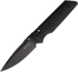 Real Steel Sacra Pro Crossbar Lock Knife For EDC Enthusiasts, 3.25in Black PVD Bohler K110 Blade, G10 by Real Steel