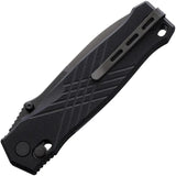 Real Steel Muninn Premium Slide Lock Knife Blackout 7752B VG10 Blade G10 Handle - Stealthy EDC Tool by Real Steel