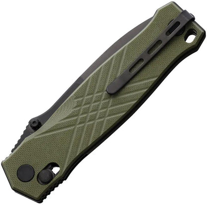 Real Steel Muninn Slide Lock Folding Knife With VG10 Blade OD Green G10 EDC Ready by Real Steel