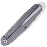 Real Steel S5 Metamorph Framelock 7811T Folding Knife - Premium M390 Satin Blade And Titanium Handle For EDC by Real Steel