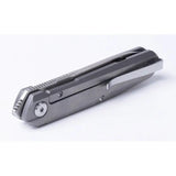 Real Steel S5 Metamorph Framelock 7811T Folding Knife - Premium M390 Satin Blade And Titanium Handle For EDC by Real Steel