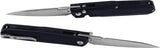 Real Steel G5 Metamorph Button Lock Folding Knife 3.5Inch Satin 14C28N Blade Black G10 EDC - Quick Access by Real Steel