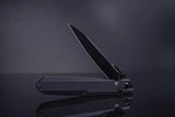 Real Steel G5 Metamorph Button Lock Knife - EDC Ready With Black PVD Coating 14C28N Sandvik Steel G10 Handle by Real Steel