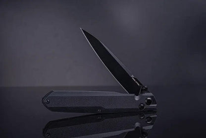 Real Steel G5 Metamorph Button Lock Knife - EDC Ready With Black PVD Coating 14C28N Sandvik Steel G10 Handle by Real Steel