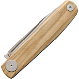 Real Steel GSlip Olive Wood Slip Joint Knife 3.5 Inch VG10 Blade - Premium EDC For Collectors by Real Steel