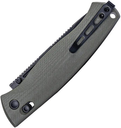 Real Steel Pathfinder Folding Knife With Crossbar Lock 7851GB For EDC Outdoors Rugged G10 by Real Steel