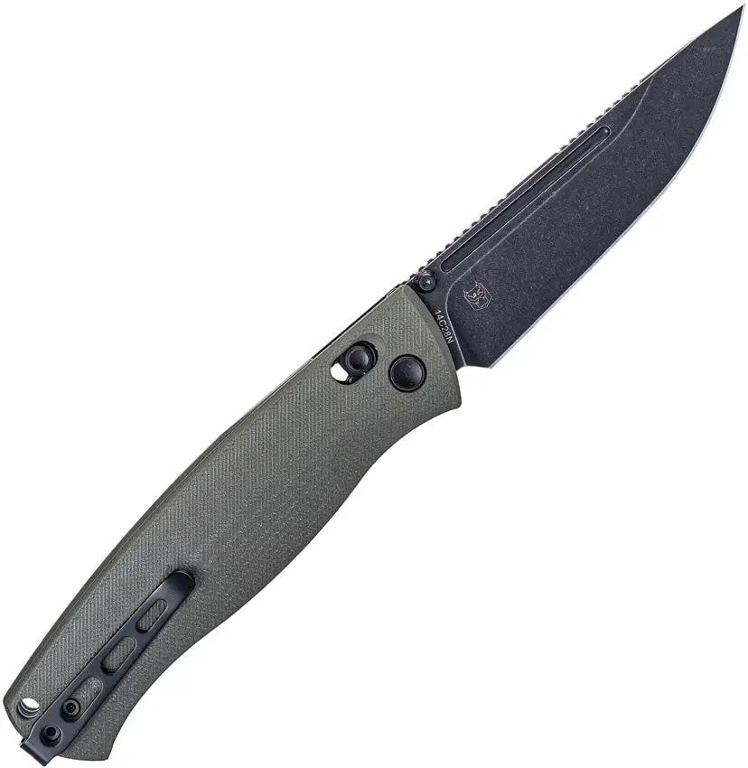 Real Steel Pathfinder Folding Knife With Crossbar Lock 7851GB For EDC Outdoors Rugged G10 by Real Steel