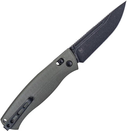 Real Steel Pathfinder Folding Knife With Crossbar Lock 7851GB For EDC Outdoors Rugged G10 by Real Steel