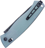 Real Steel Pathfinder FFG Crossbar Lock Folding Knife - Jade G10 Handle And BlackWash 14C28N Blade For EDC by Real Steel