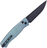 Real Steel Pathfinder FFG Crossbar Lock Folding Knife - Jade G10 Handle And BlackWash 14C28N Blade For EDC by Real Steel