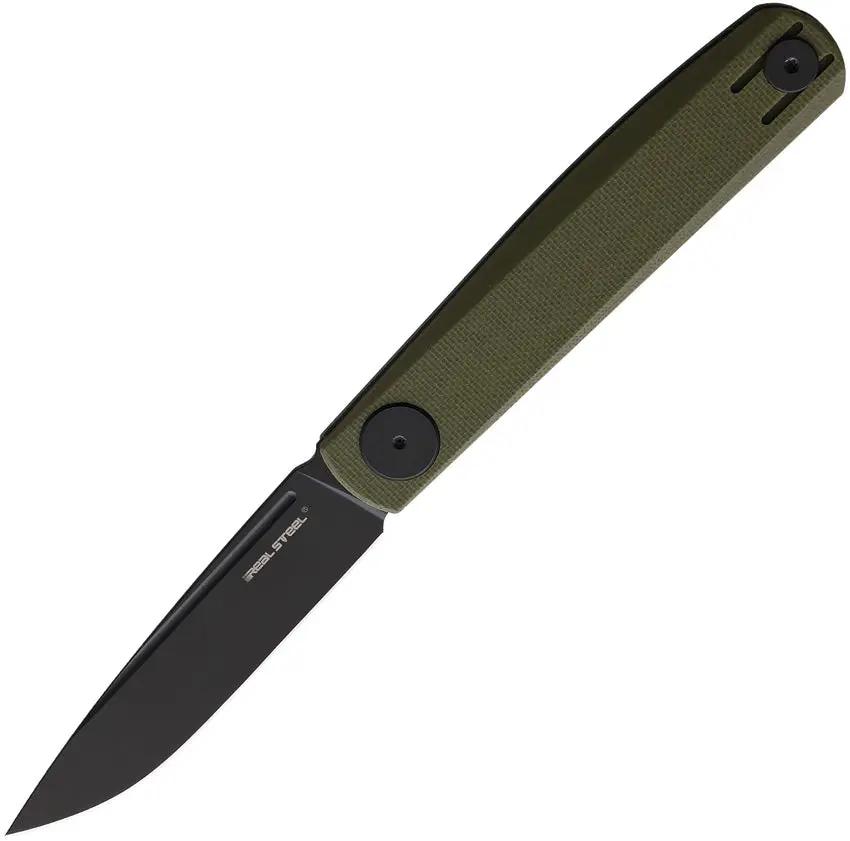 Real Steel GSlip Compact Green G10 7866 VG10 Blade EDC Folder For Knife Enthusiasts by Real Steel