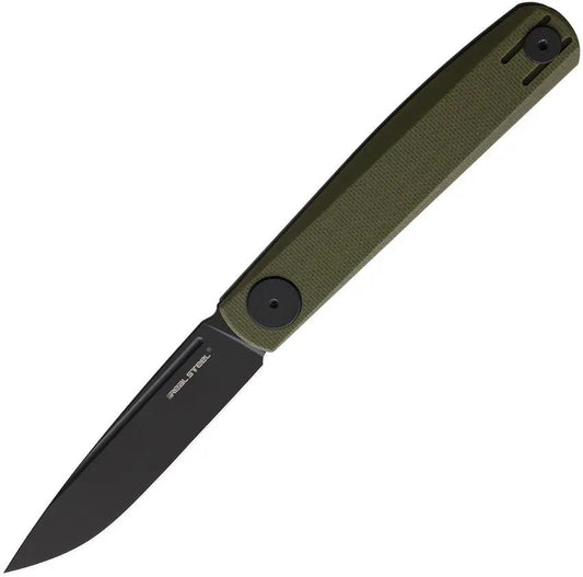 Real Steel GSlip Compact Green G10 7866 VG10 Blade EDC Folder For Knife Enthusiasts by Real Steel