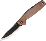 Real Steel Yak Lockback EDC Knife Scandi Blade Micarta Handle For Everyday Carry Enthusiasts by Real Steel