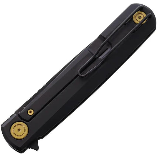 Real Steel G Frame Framelock Titanium 7874GB - Premium EDC Knife With 3.5 Inch Black Bohler N690 Blade by Real Steel