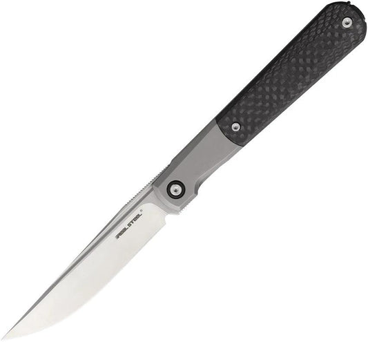 Real Steel Barlow RB-7 Framelock CF 7894 by Real Steel