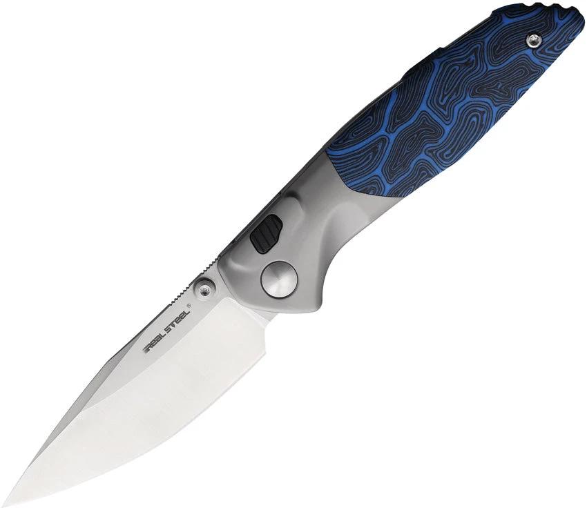 Real Steel Hoeft Button Lock Blue G10 7901DB by Real Steel
