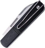 Real Steel Barlow RB5 Slip Joint EDC Knife Satin N690 Blade With Black G10 Handle by Real Steel