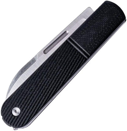 Real Steel Barlow RB5 Slip Joint EDC Knife Satin N690 Blade With Black G10 Handle by Real Steel