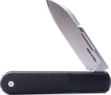 Real Steel Barlow RB5 Slip Joint EDC Knife Satin N690 Blade With Black G10 Handle by Real Steel