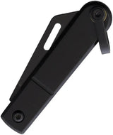 Real Steel Baby Barlow EDC Pocket Knife - Compact Everyday Carry With Black Blade And 12C27 Sandvik Steel by Real Steel